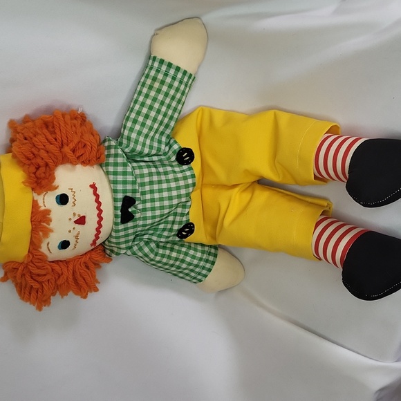 Raggedy Andy Doll handmade ragdoll 80s vintage good condition - Picture 7 of 14